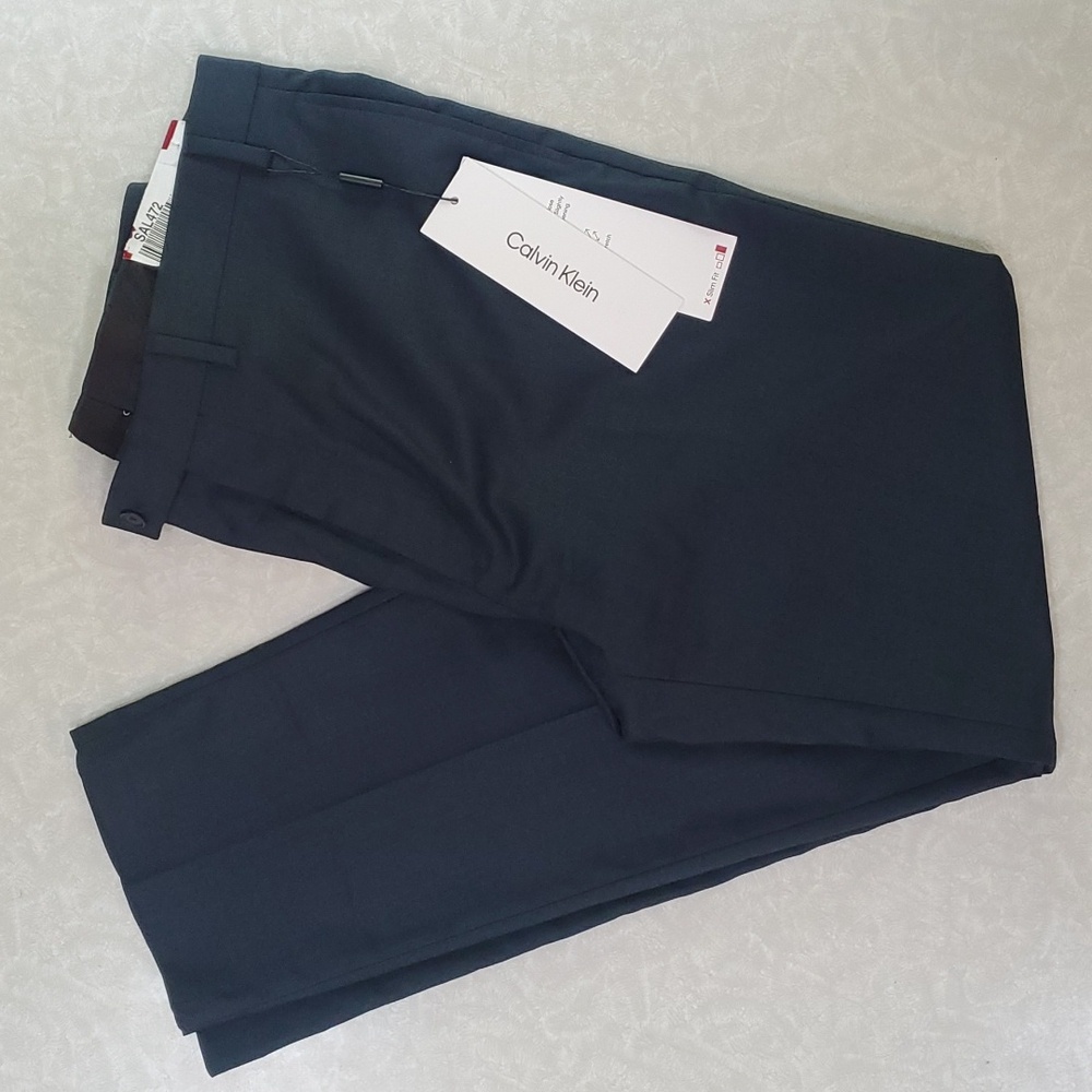 Calvin Klein Slim Fit Dress Pants 38x32 NWT